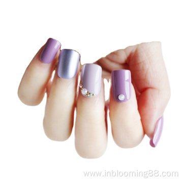 Tips Acrylic Artificial Full Cover Nails Press On